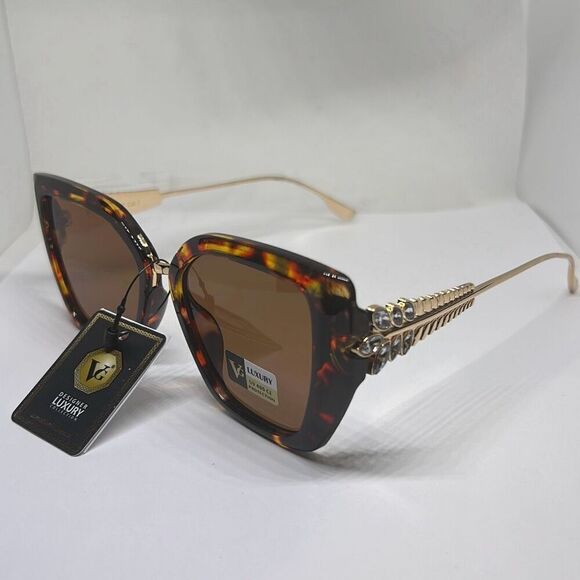 VG Tortoise Cat Eye Women’s Sunglasses - Picture 1 of 3